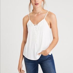 American eagle Soft & Sexy Lace Up Swing Tank